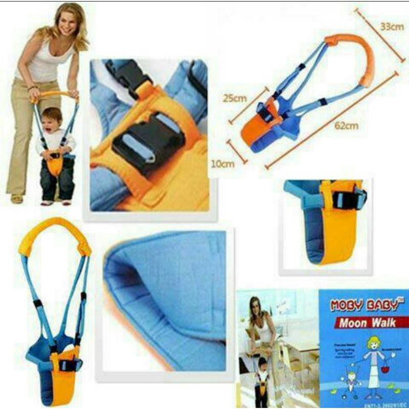 Moby Baby Moon Walk Walking Assistance Alat Bantu Belajar Berjalan Baby