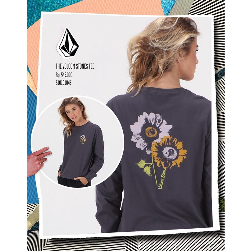 RAYSURF VOLCOM KAOS WANITA 310101046 ORIGINAL