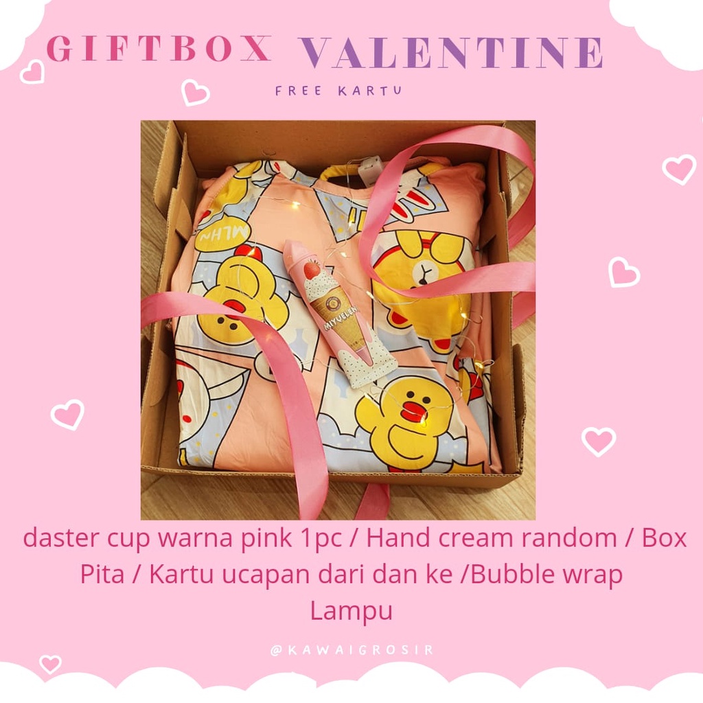 GIFTBOX VALENTINE HAMPERS VALENTINE FREE KARTU