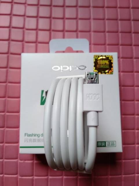 Kabel data Oppo vooc 4A original 100%