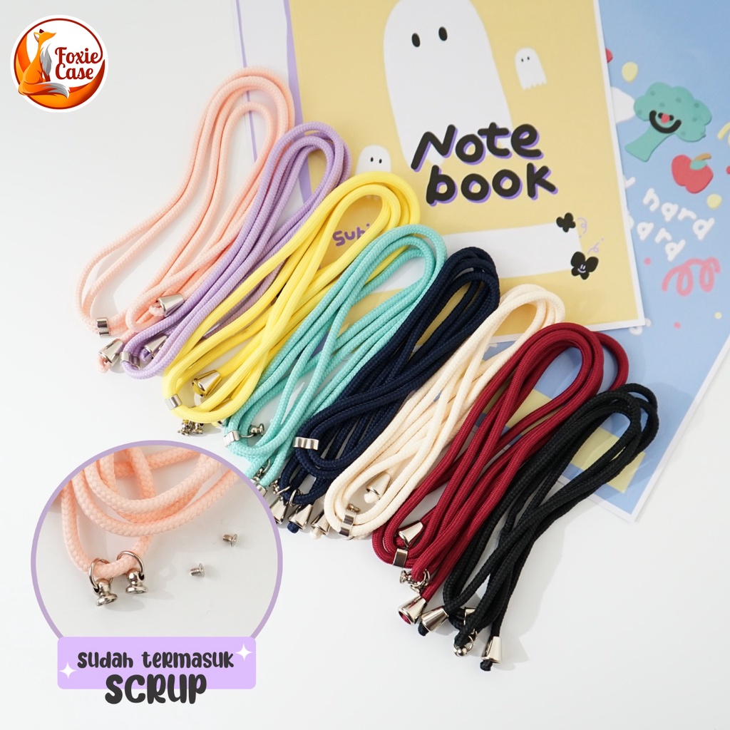 [HT] AKSESORIS TALI LANYARD  / TALI HP UNIVERSAL / TALI GANTUNGAN BISA BUAT SEMUA TYPE HP/KARTU /KUN