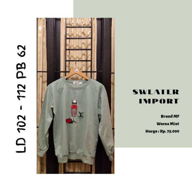 Sweater MF wanita - Sweater Import Jumbo