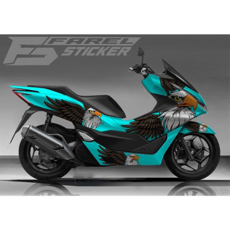 decal stiker variasi motor honda pcx abs/160 full body sticker variasi decal pcx new