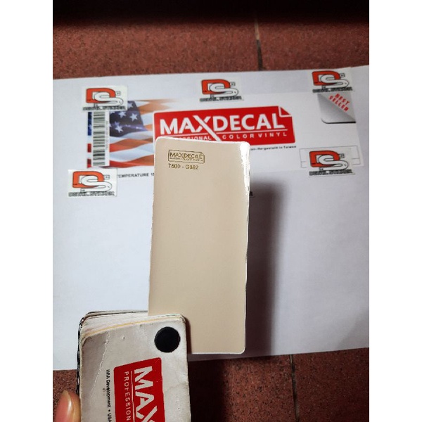 Sticker Stiker Skotlet Maxdecal Max Decal Glossy Beige 7500 G082