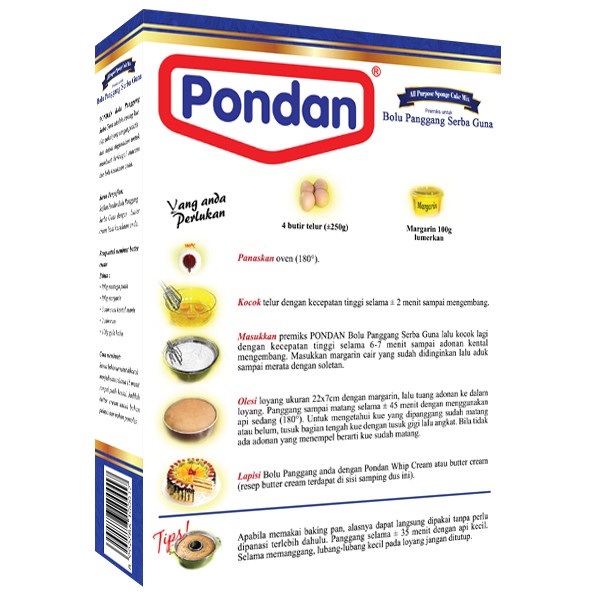 

b011tee Pondan Bolu Panggang Serba Guna Da01D100