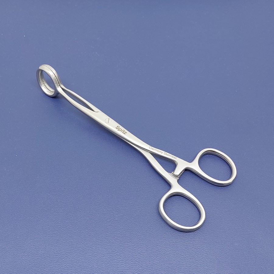 Alat Medis Alkes Collin Tongue Holding Forcep 17 cm|Spitz|Premium Finishing