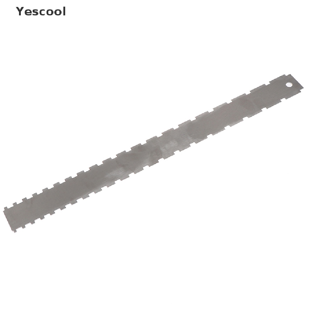 Yescool Penggaris Fret Gitar Bahan Stainless Steel