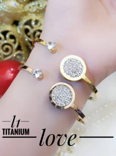 Titanium set perhiasan 2926k