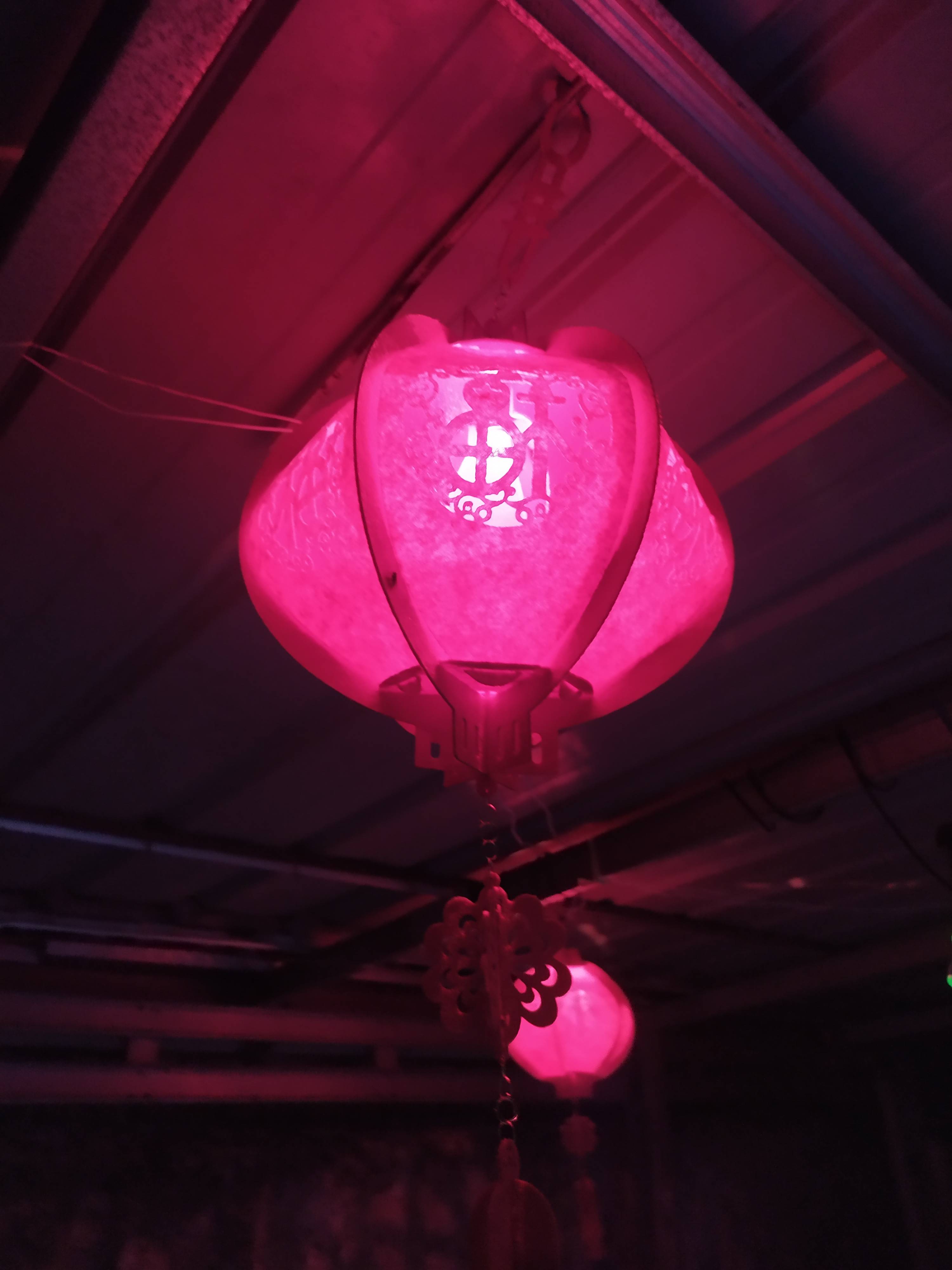 Tworsen Lampion Gantung Chinese Warna Merah Untuk Festival / Rumah