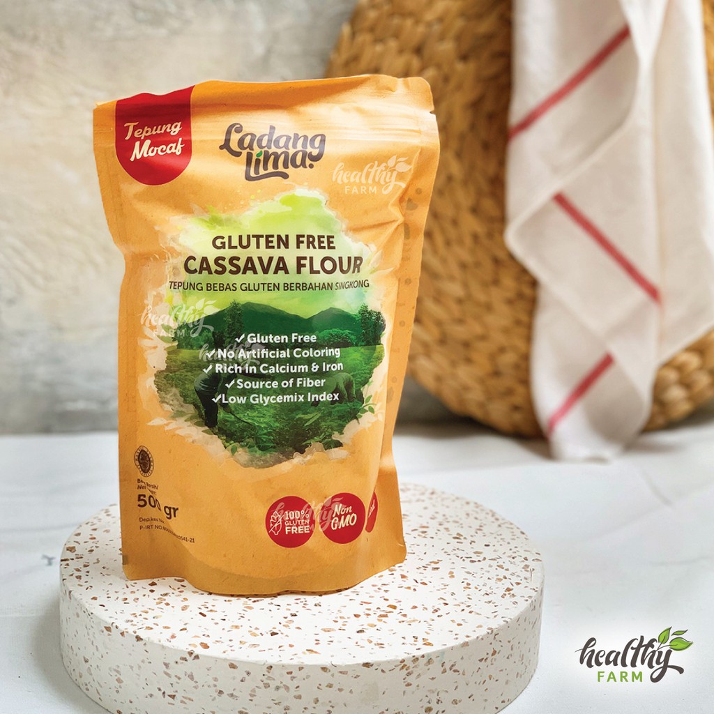 Tepung Singkong Gluten Free Ladang lima Cassava Flour / Mocaf 500g