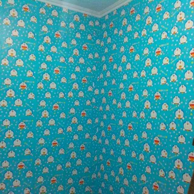 Wallpaper Doraemon kepala uk 45cmx10m kode 5201