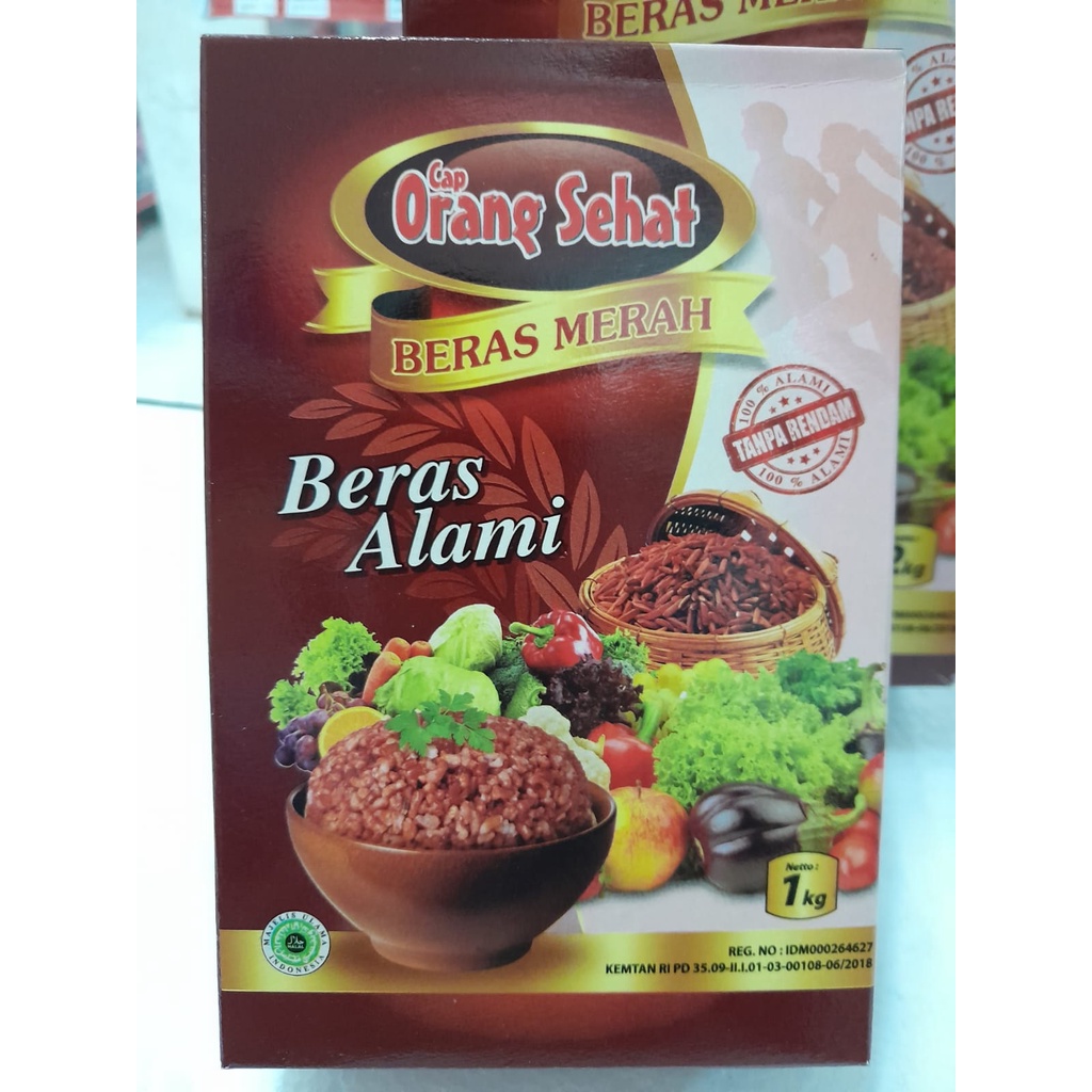 

BERAS MERAH CAP ORANG SEHAT 1KG (ORGANIK)