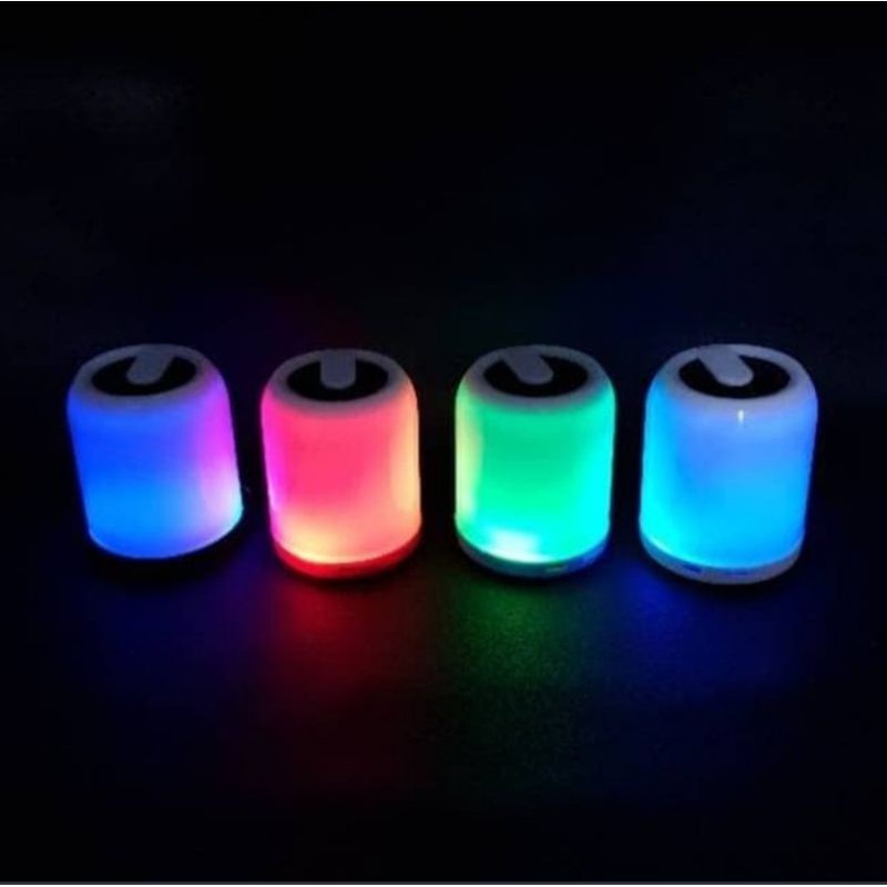 Speaker bluetooth speaker wireless A1 dengan lampu warna warni
