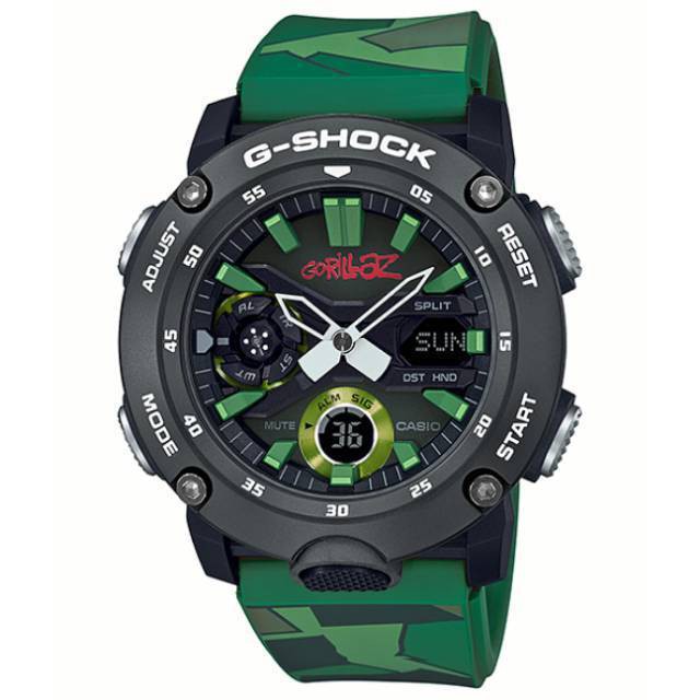 jam tangan Casio Gorillaz X G-shock GA-2000GZ-3ADR Limited Edition