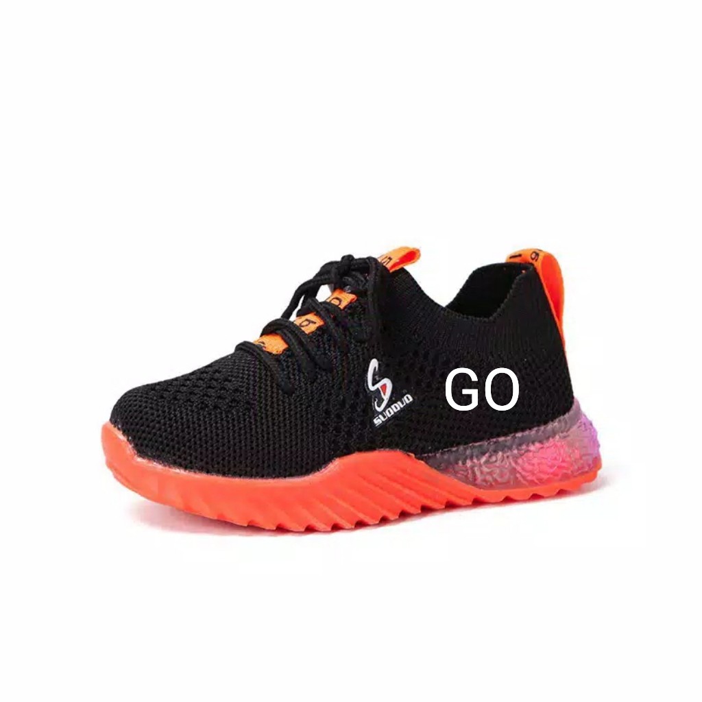 gos SK OBB Sepatu Sneakers Anak Laki-Laki / Perempuan Casual Bayi Import LED