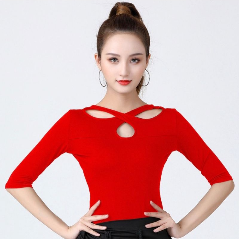 baju atasan kaos wanita line dance nari senam olahraga women top t-shirt BJ 03