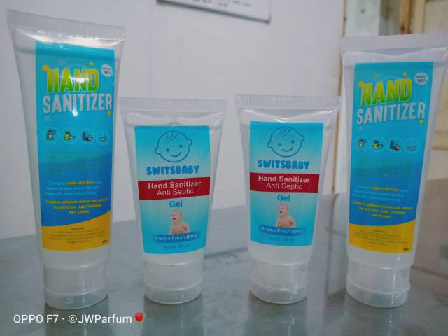 Zwitsbaby hand sanitizer anti septic bakteri GEL 60ML new