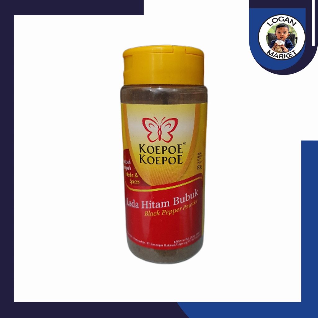 Koepoe Koepoe Lada Hitam Bubuk Black Pepper Powder 83gram 83 gram