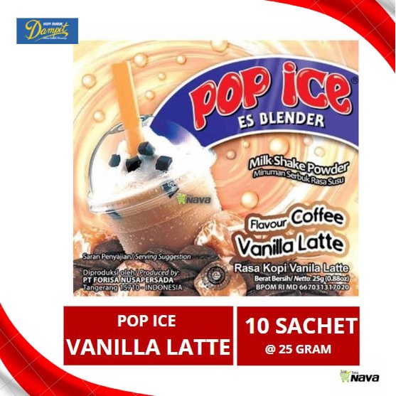 

POP ICE VANILLA LATTE 10pc / POP ICE / POP ICE VANILA LATE