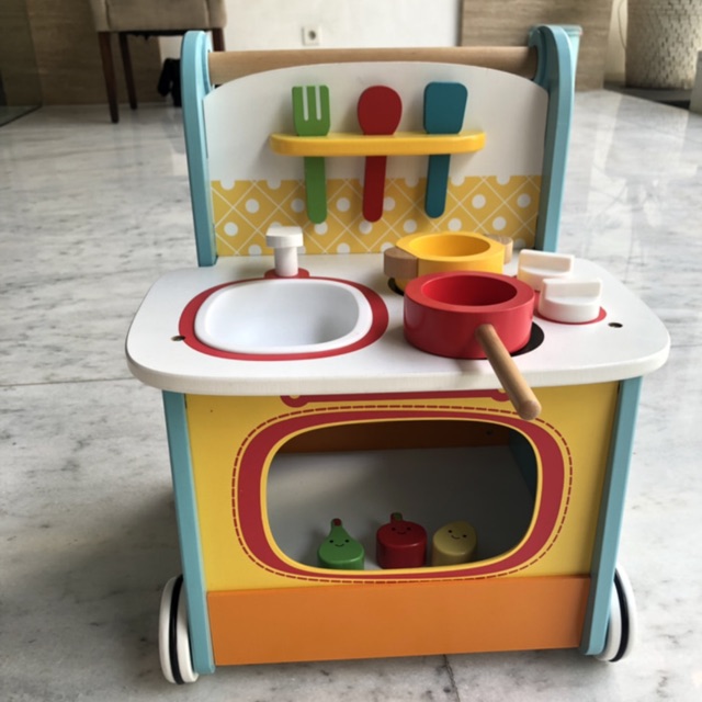 elc wooden activity kitchen