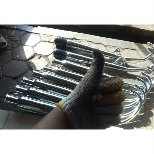 Knalpot corbi cb 125 bedah plor bahan honda ntd bukan fi atau fajar indah