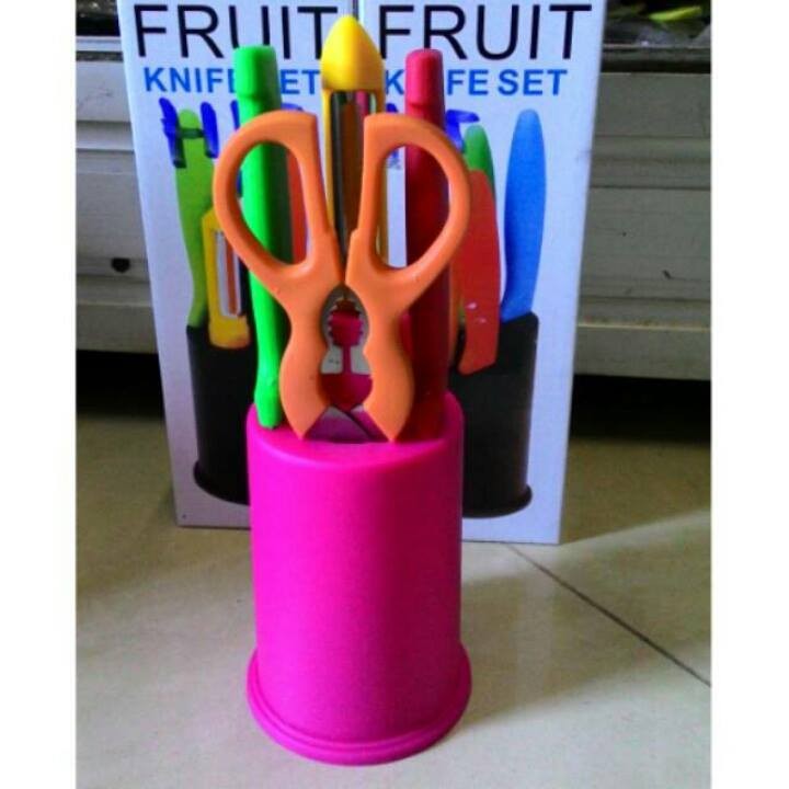Set pisau 5 in 1 H15 (pealer, 2 pisau dan gunting dapur)