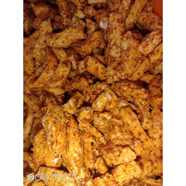 

[ Hayochips ] basreng pedas daun jeruk 1kg SNACKS PEDAS