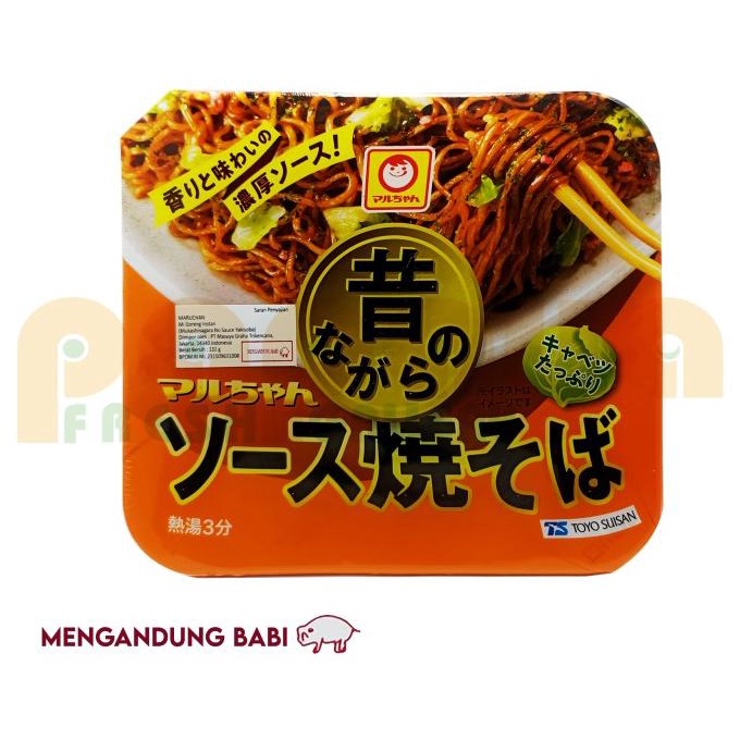

] Maruchan Mukashinagara Sauce Yakisoba 123 Gr