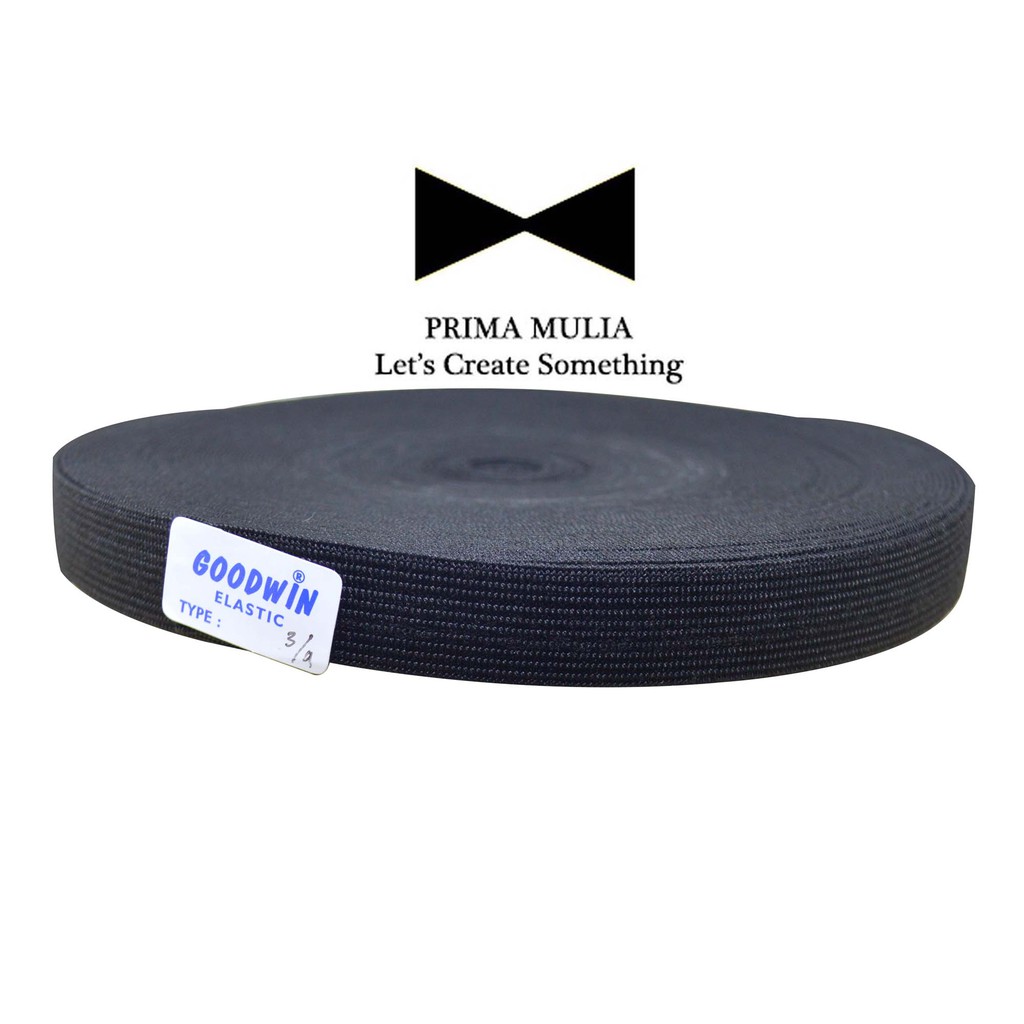 

TALI KARET ELASTIS GOODWIN WARNA HITAM UKURAN 2.5 CM GW EL 25 HTM