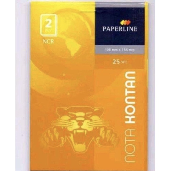 

bon nota 2 ply (1pack isi 10)