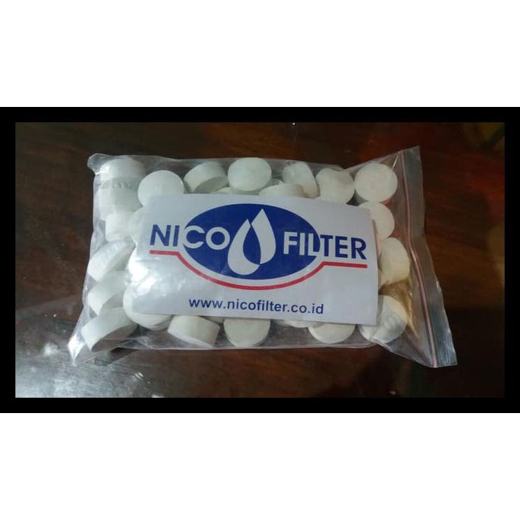 Klorin - Chlorine - Kaporit Tablet Filter Air - Penjernih Air Nico