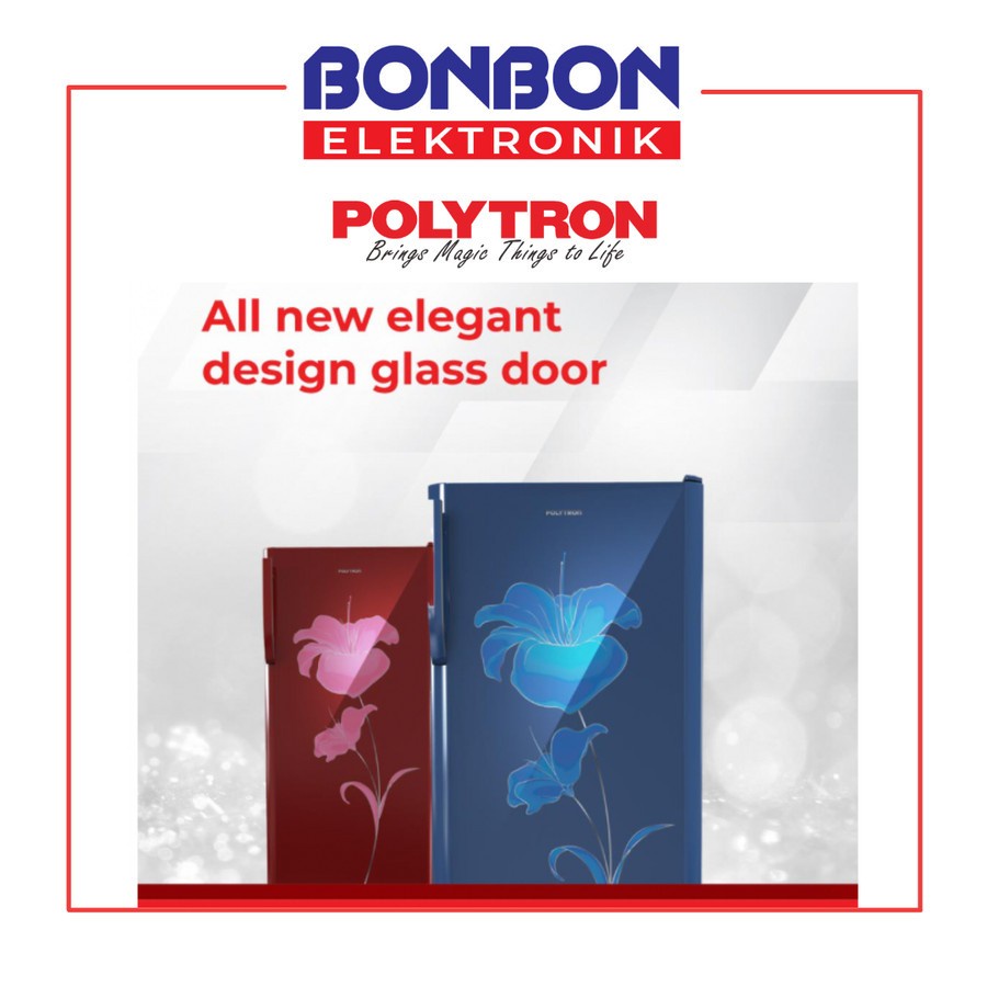 Polytron Kulkas 2 Pintu PRM 21BLR New Belleza 210L