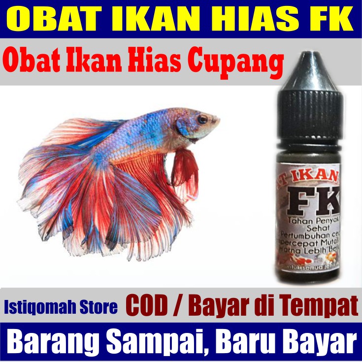 Obat Ikan Hias Cupang Sehat, Kuat, Tahan Penyakit Bisa untuk Semua Jenis Ikan Hias - Produk Abah FK