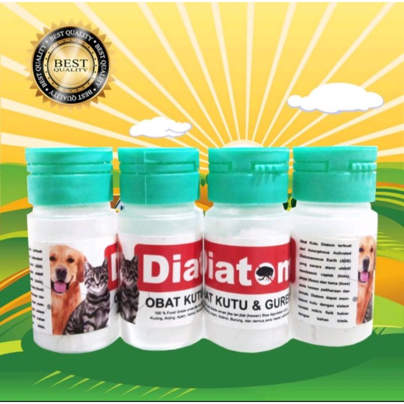 Diatom obat kutu kucing anjing kills fleas and ticks ampuh