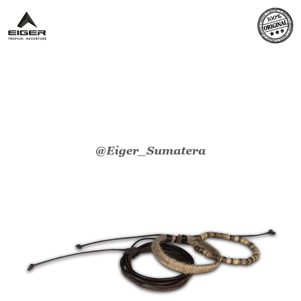 Eiger1989 Gelang Crafto Bracelet - 6912 | Gelang Tangan Pria Wanita Isi 3