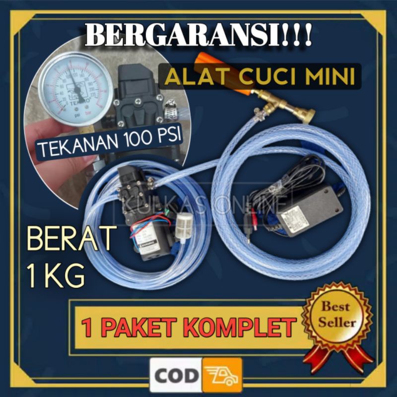 ALAT CUCI MOBIL MONTOR AC POSRTABLE STEAM CUCI MINI 100