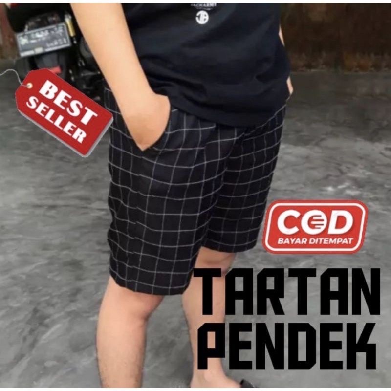 TERMURAH CELANA PENDEK TARTAN MOTIF KOTAK” KOREAN STYLE SIZE DEWASA