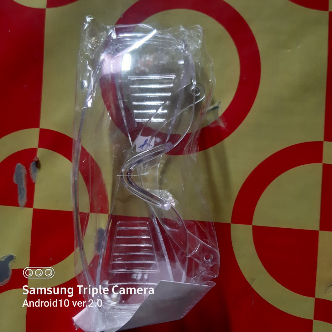 Kacamata Pelindung Mata Transparan Safety Anti Virus Clear Glasses