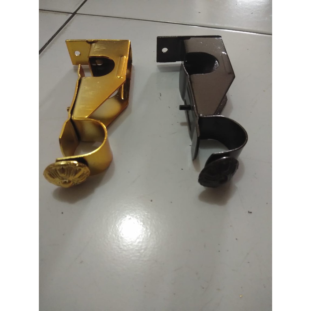 BRACKET KAKI DOUBLE REL / RAIL / BATANG GORDEN / KAKI GORDEN / GORDEN / BRACKET / DOUBLE BRACKET