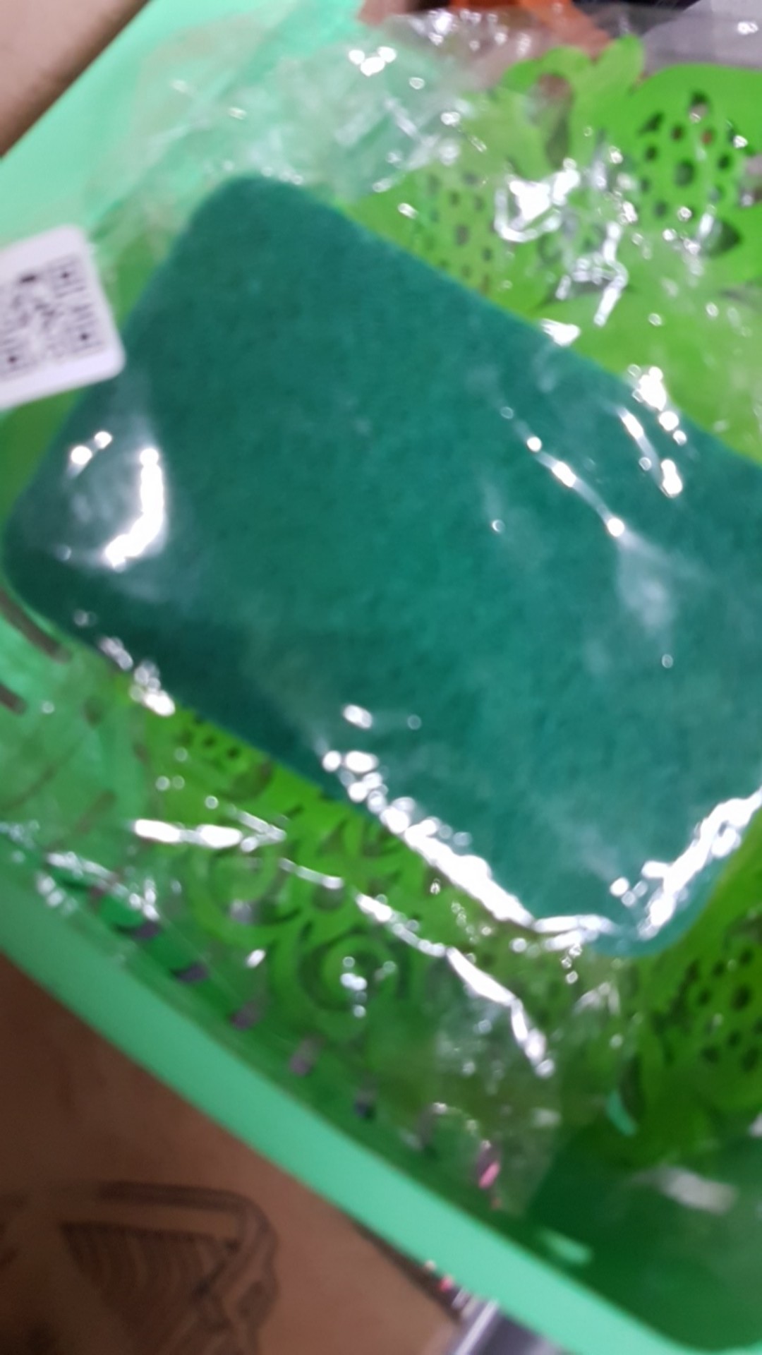 [checkout Rp1000] 1pcs Kitchen High Density Sponge Dishwash Wipe Fiber Scouring Pad/bowl Pot Scouring Supplies Clean Rub Cleaning Tools