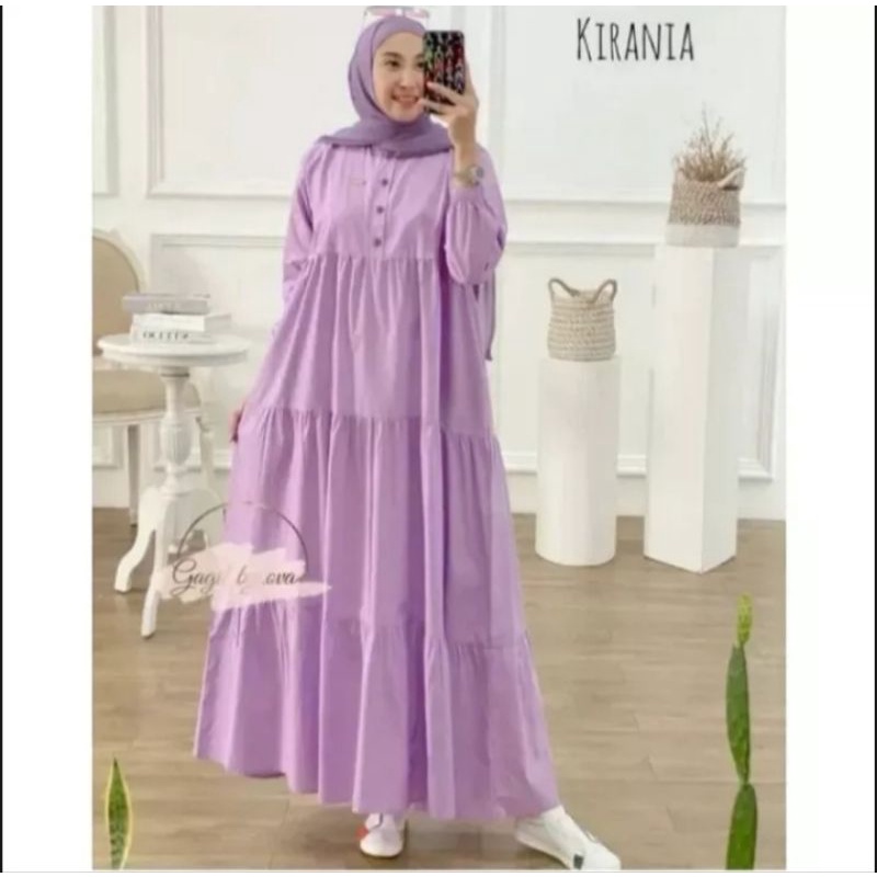kirania dress wanita gamis muslim baju wanita pakaian remaja