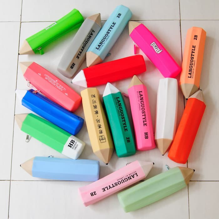 

Kotak Pensil Tepak Bentuk Pensil ( alat tulis atk sekolah kerja kantor
