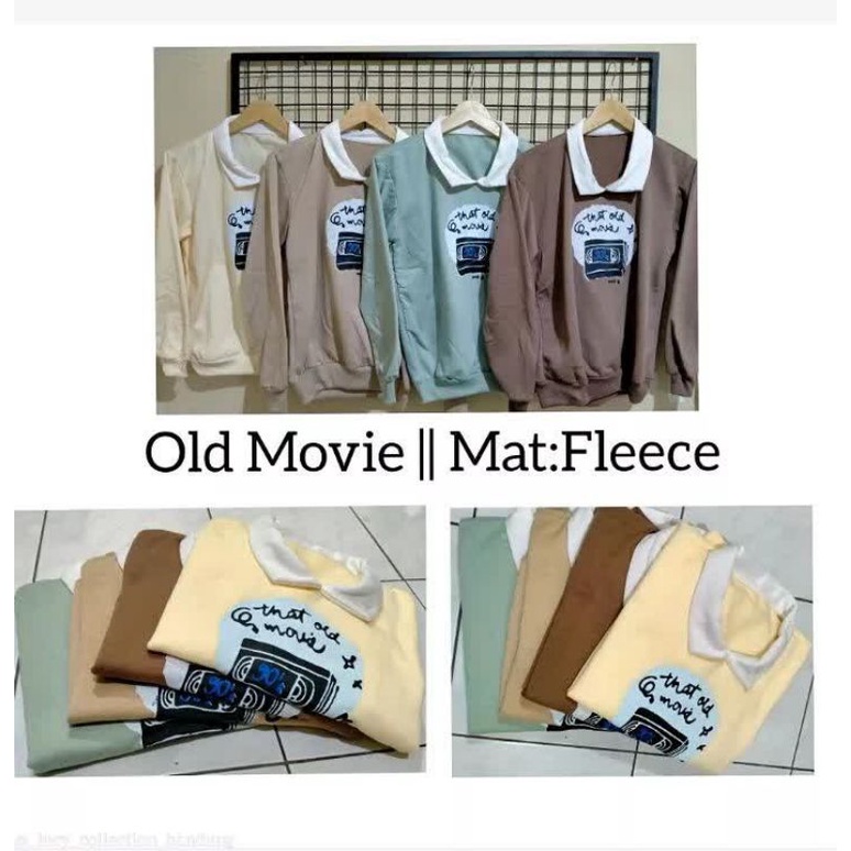 sweater wanita Old movie cewek