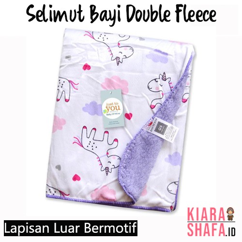 Kiarashafa - Selimut Bayi Double Fleece