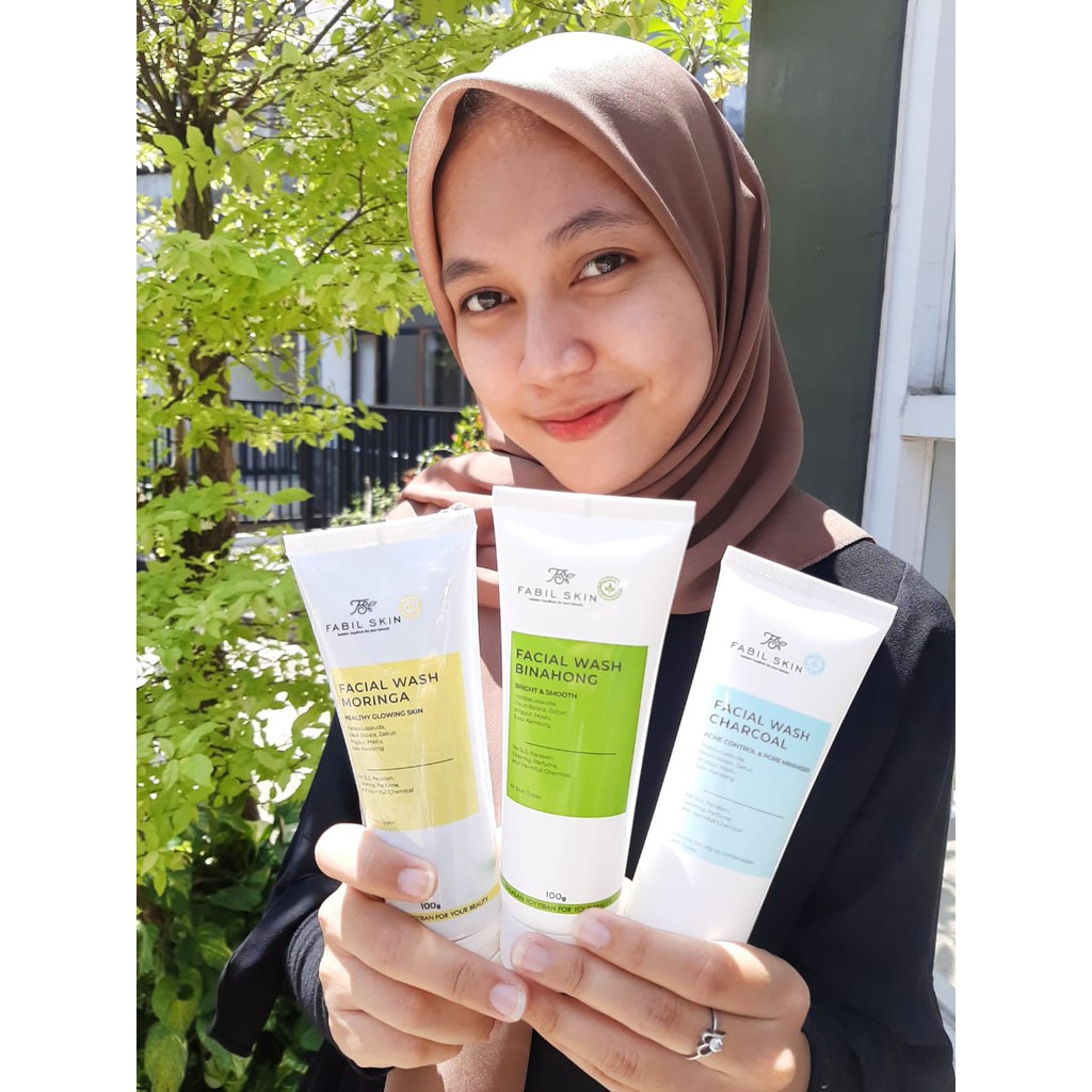 Fabil Facial Wash Pembersih Wajah  Alami Original Fabil Skincare Terlaris FABIL SKIN