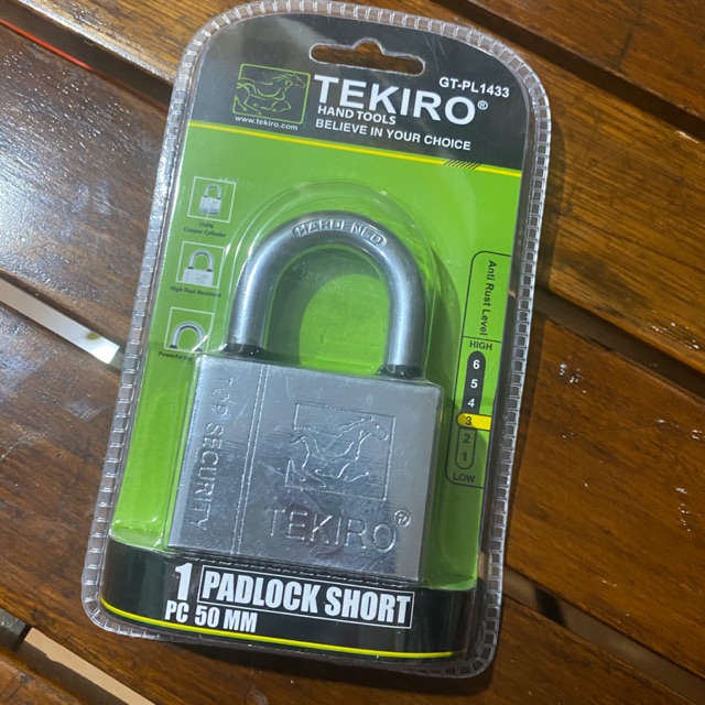 Gembok Tekiro 50mm Short Original