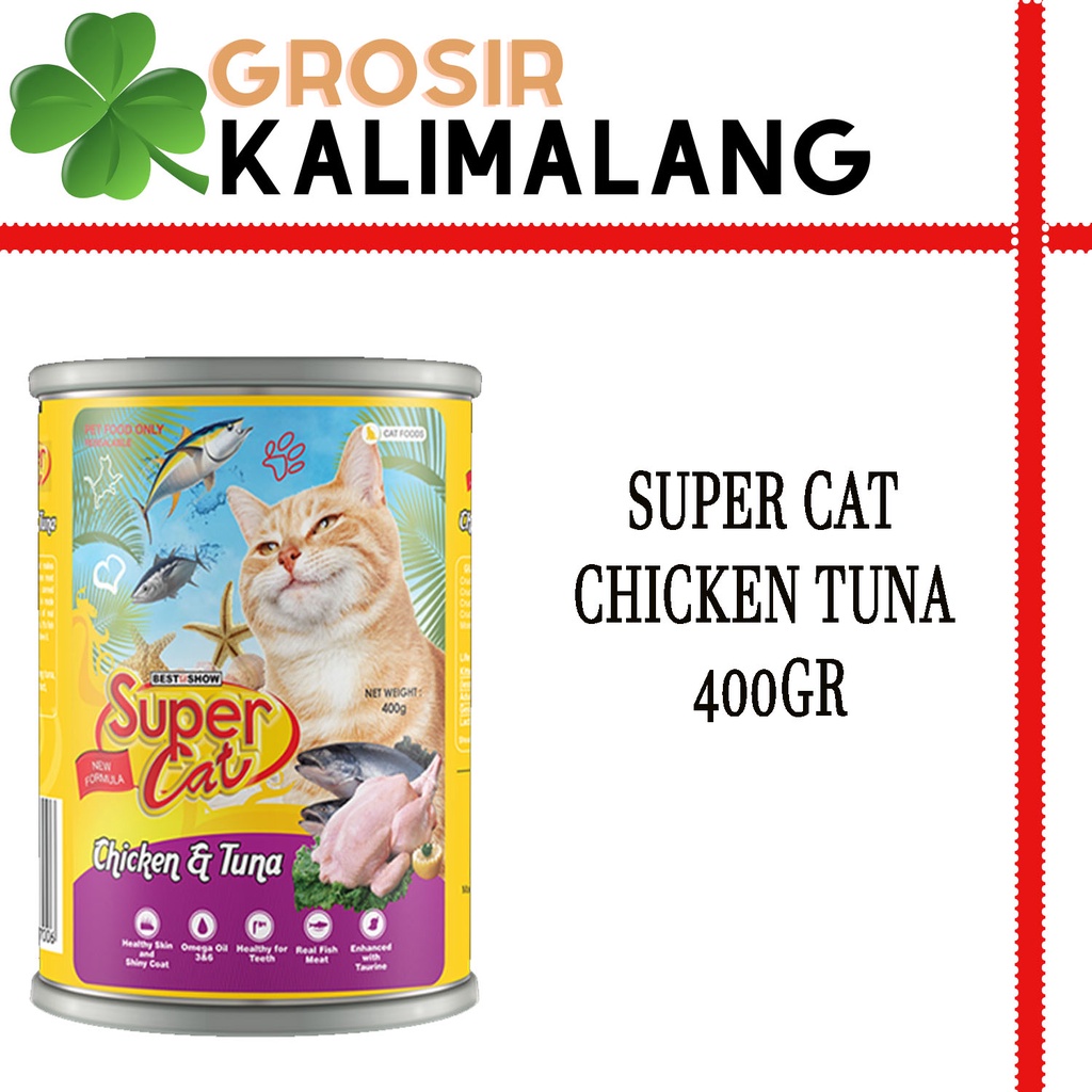 Super Cat Adult Chicken Tuna 400gr