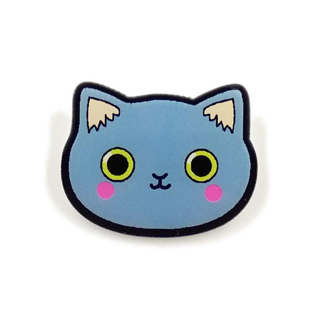 Timekey Bros Pin Enamel Alloy Desain Kartun Hewan Kucing Kecil Lucu D3L7