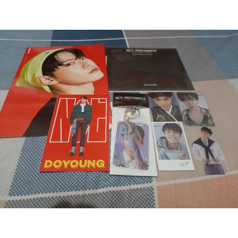 [baca desc] doyoung photocard resonance keyring scrapbook deco acekit polaroid nct pc bene