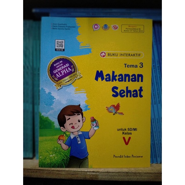 Buku PR interaktif kelas 5 tema 3 generasi ALPHA intan pariwara